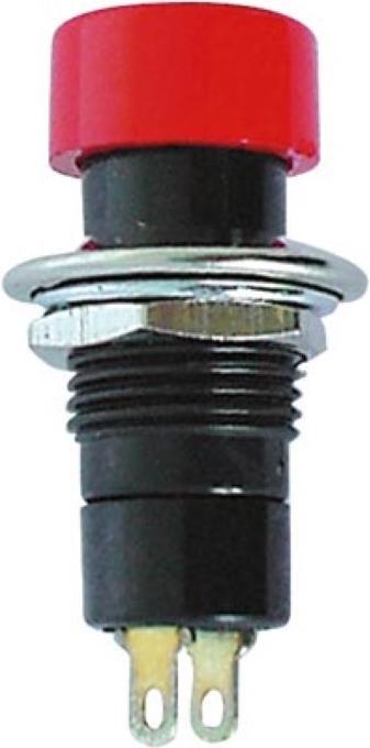 Produktbild Velleman Push-Button Switch Off-(On) Red