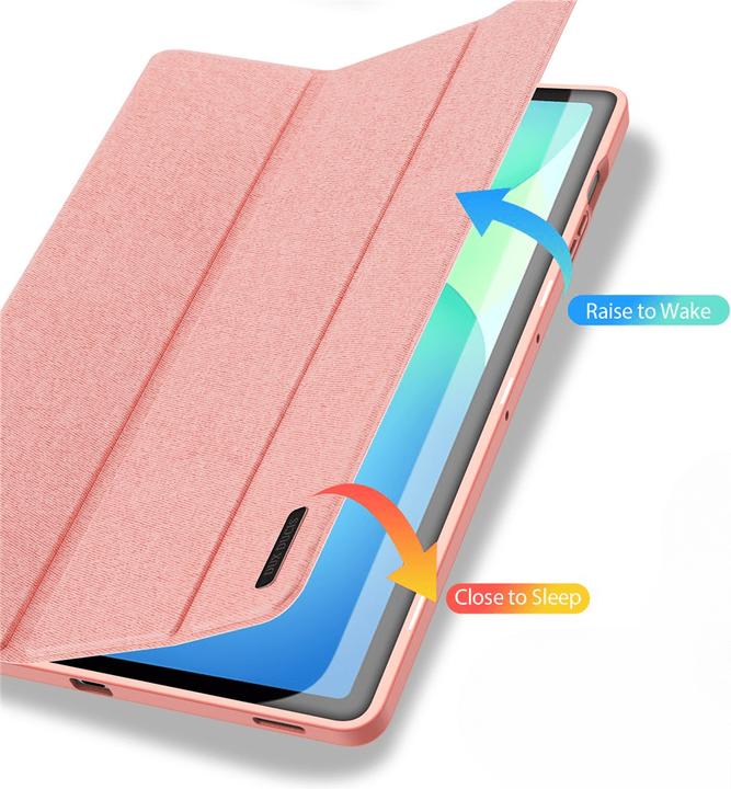 Image du produit Samsung Galaxy Tab S10 FE Plus - Ducis Domo Series, aufstellbares Flip-Etui, Pink (Samsung Galaxy Tab S10 FE+)