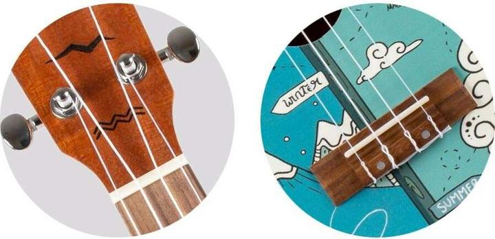 Produktbild Flight Art Series AUC-33 Two Seasons concert ukelele met gigbag (Konzert)