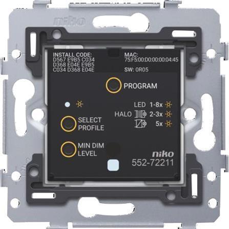 Actual product image Niko Smart lysdaemper, 3 200 W, NHC, Zigbee®
