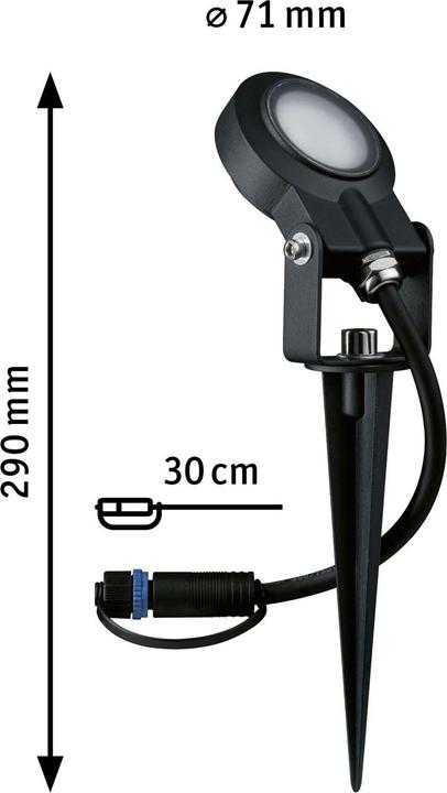 Actual product image Paulmann Sting (280 lm, GU10, IP67)