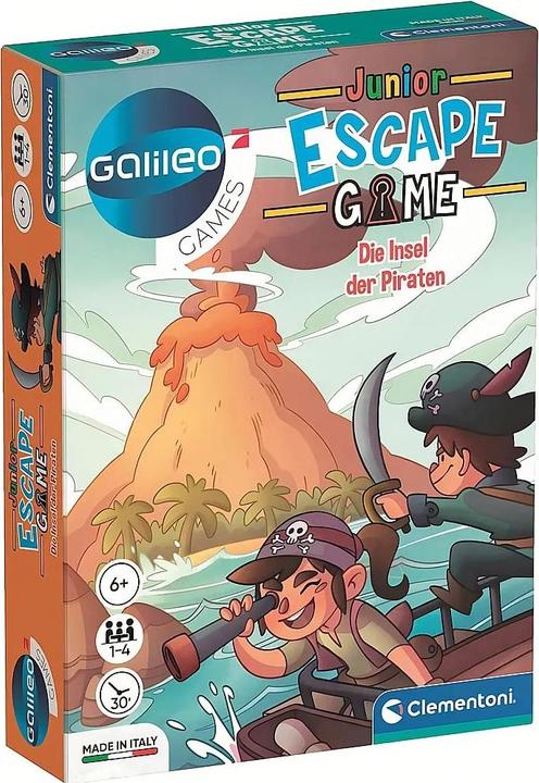 Productafbeelding Clementoni Galileo Ontsnappingsspel Junior Pirateneiland (Duits)