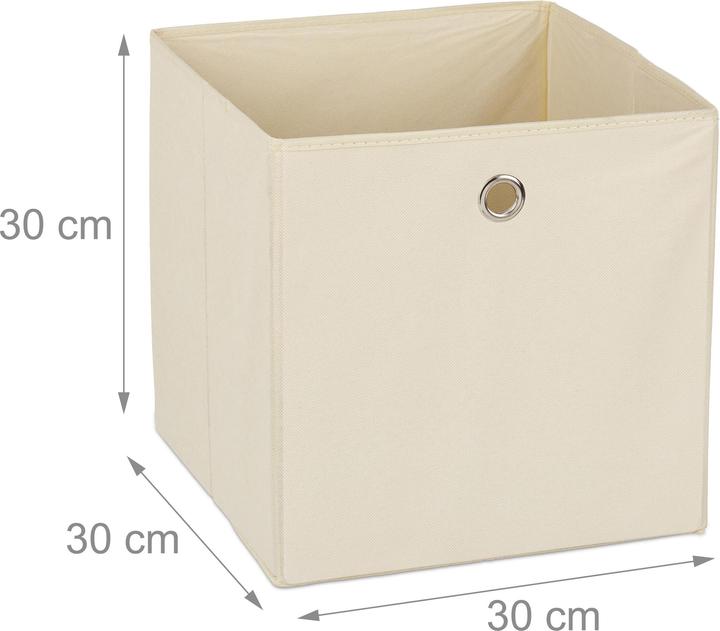 Produktbild Relaxdays 4x Aufbewahrungsbox (30 x 30 x 30 cm, 26 l)