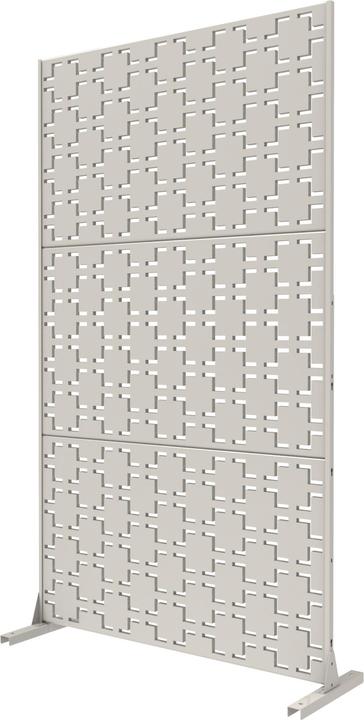 Produktbild Casa.Pro Trennwand Basciano verzinkter Stahl 180x90 cm Knoblauchbeige