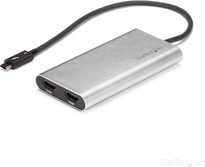 Image du produit StarTech Thunderbolt 3 To Dual HDMI 4k (USB-C, 11.40 cm)