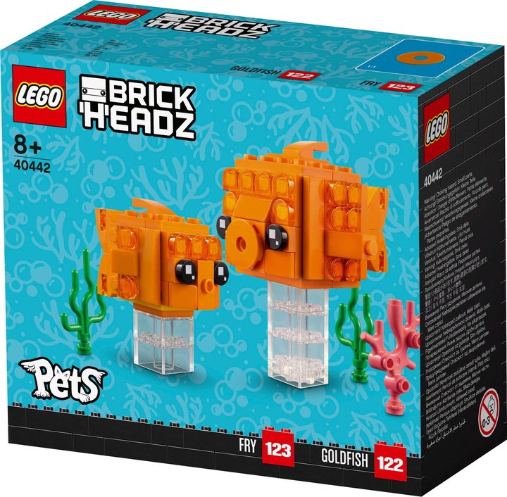 Actual product image LEGO Goldfish (40442, LEGO Brickheadz)