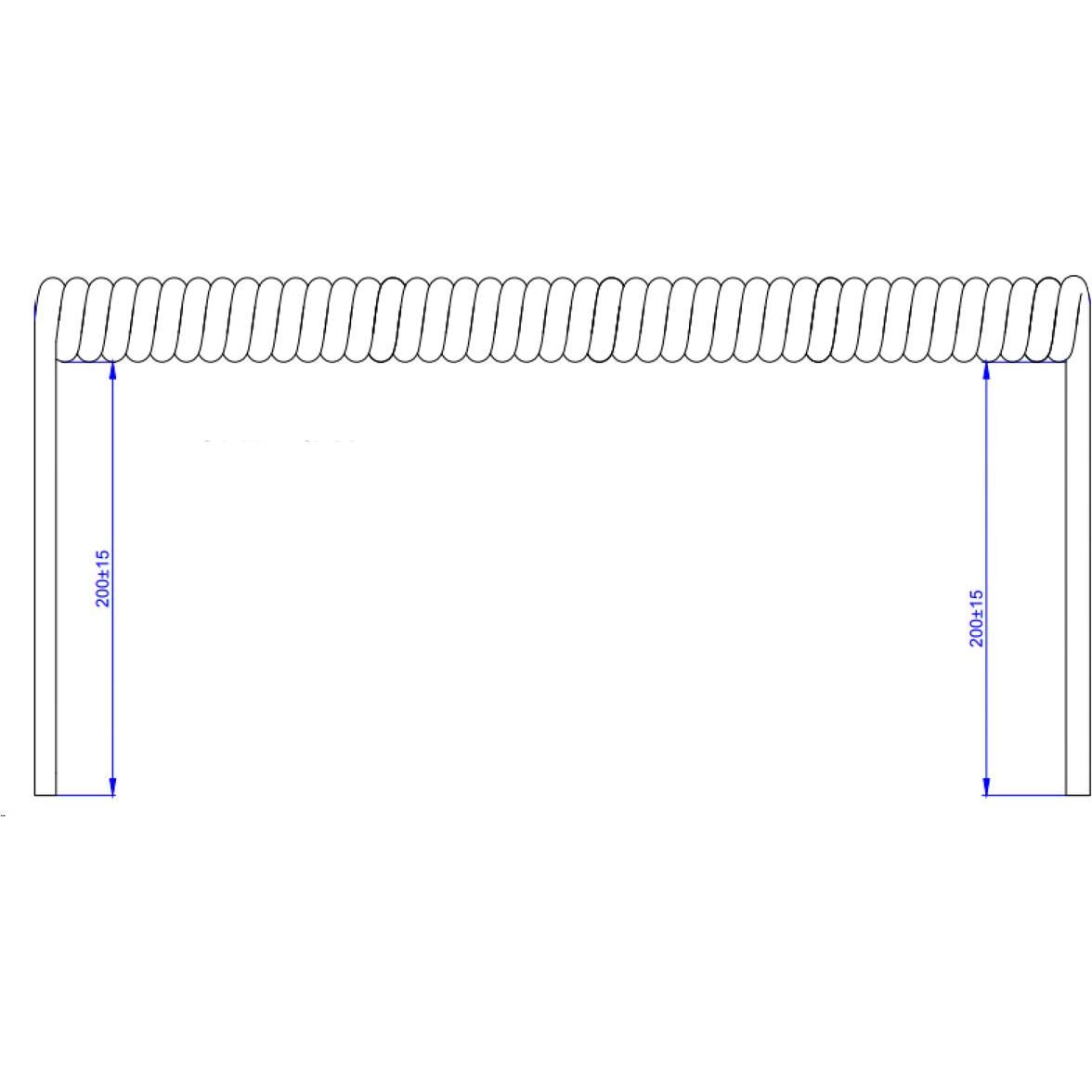 Bachmann, Kabelleitung, Wendelltg CS-HO5VV-F 3G15 sw (0.50 m)