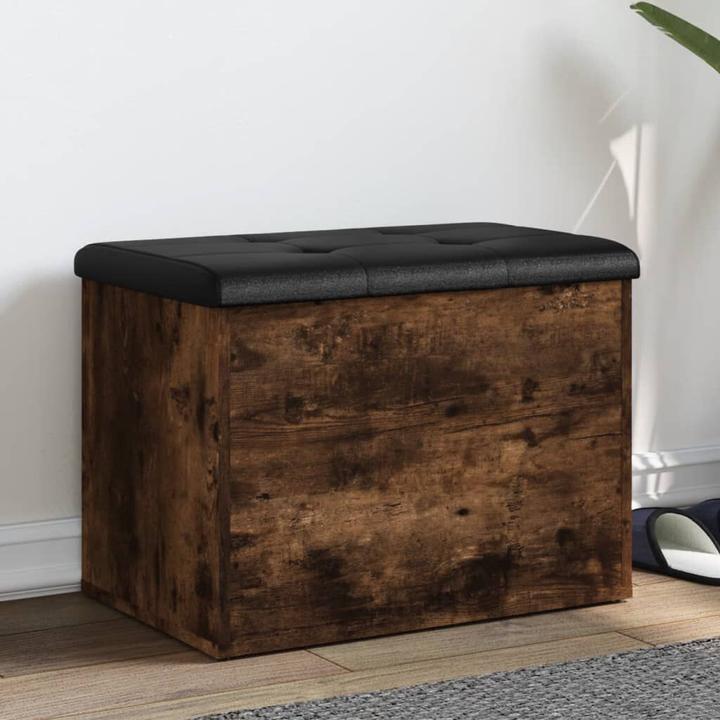 Produktbild VidaXL Sitzbank mit Stauraum Räuchereiche 62x42x45 cm (42 cm)