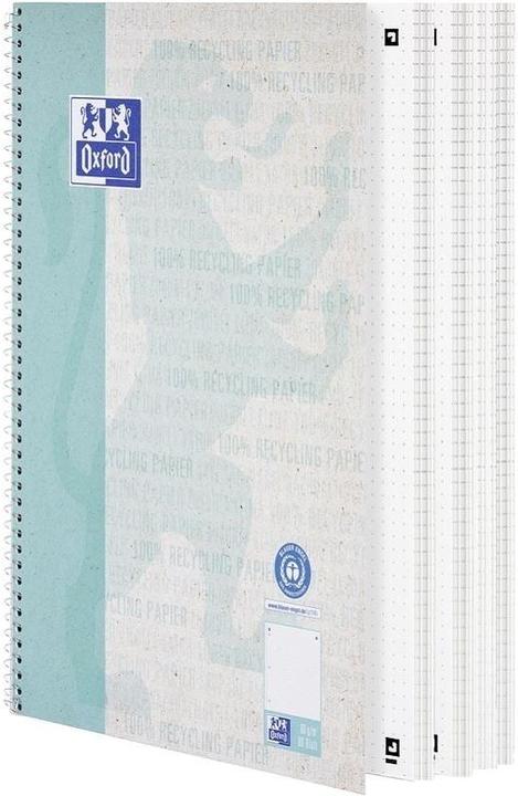 Actual product image Oxford Recycling college notebook, A4+ (A4+, Dotted, Soft cover)
