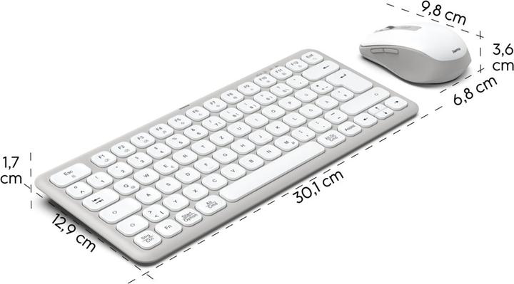 Actual product image Hama WKM-500 (DE, Wireless, Cable)