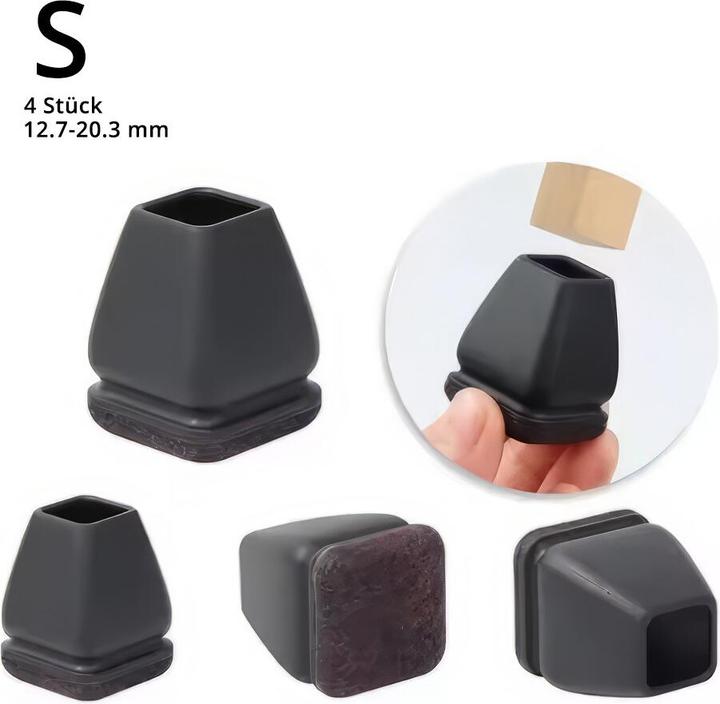 Produktbild Qmexa Profi-Stuhlbeinstulpen (Filzgleiter, 4 Stk.)