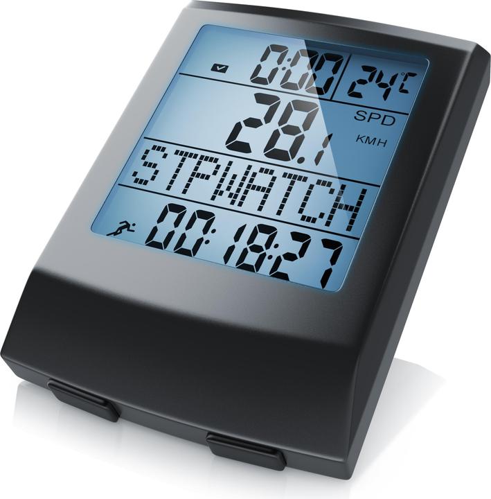 Produktbild Aplic Fahrradcomputer kabellos - Fahrradtacho - Radcomputer - Tachometer - 13 Funktionen - Beleuchtung