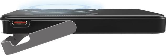 Image du produit SBS Banque d'alimentation de 5 000 mAh, recharge sans fil et support intégré (5000 mAh, 20 W)