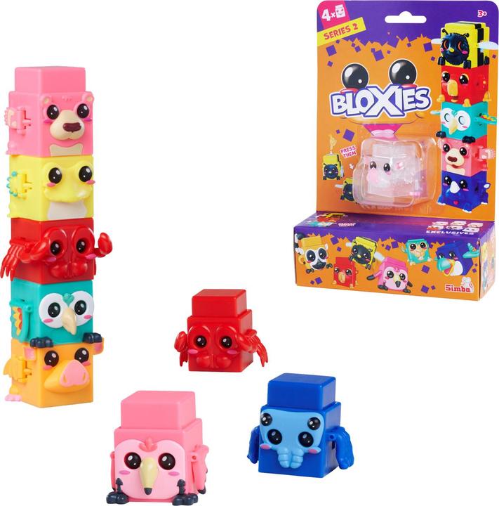 Produktbild Simba Bloxies Spielfiguren Serie 2, 4 St.