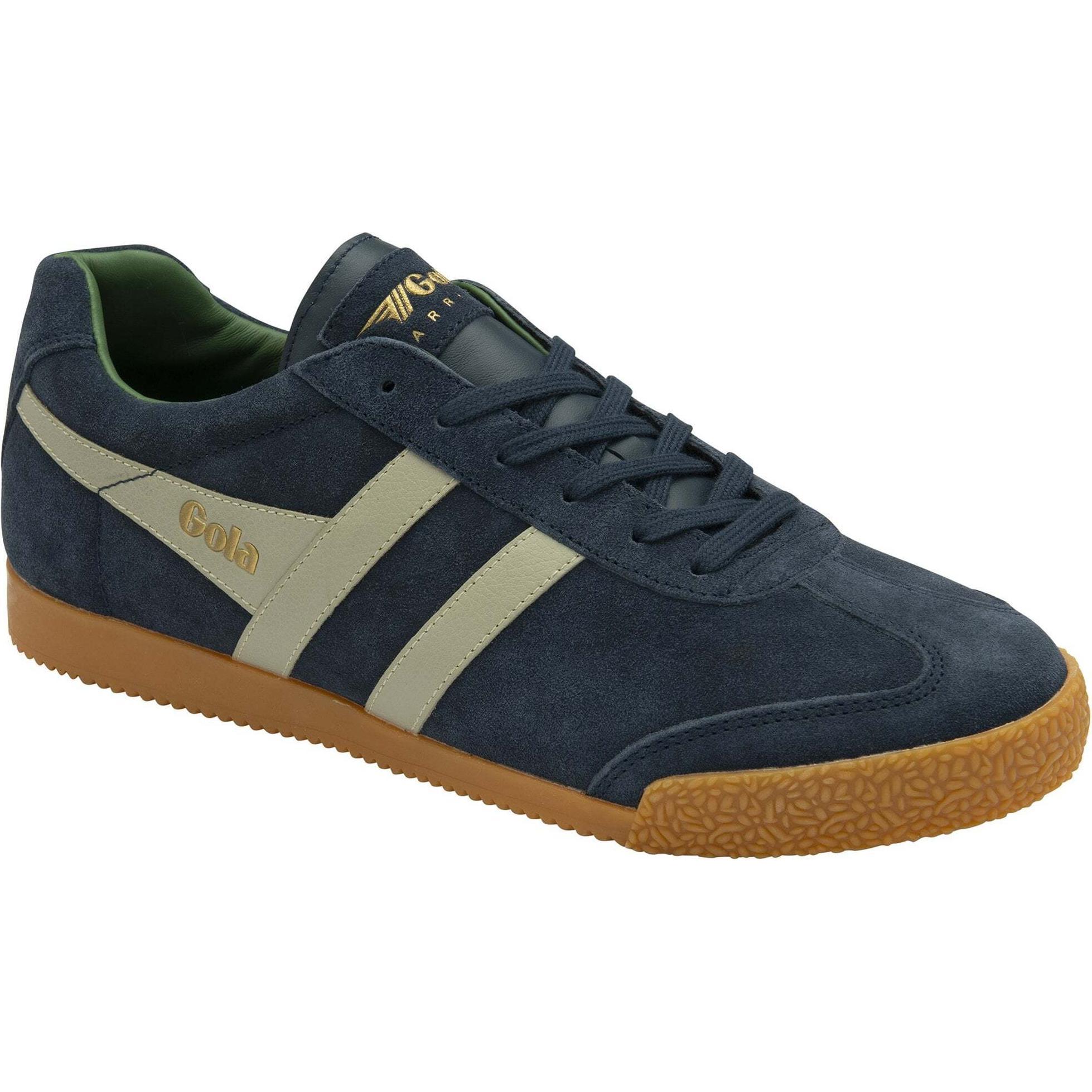 Gola, Herren, Sneaker, Harrier Suede - 62165, Blau, (44)