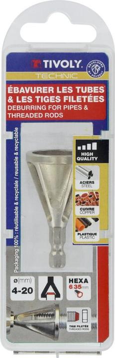 Actual product image Tivoly Entgraterfräser HSS 4-20mm 1/4'