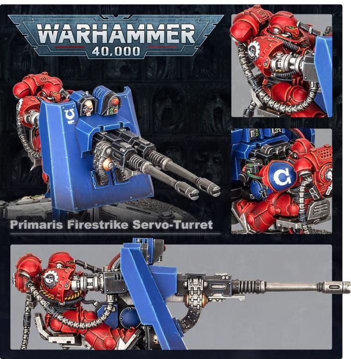 Actual product image Games Workshop Space Marines - Primaris Firestrike Servo - Turret (Plastic)