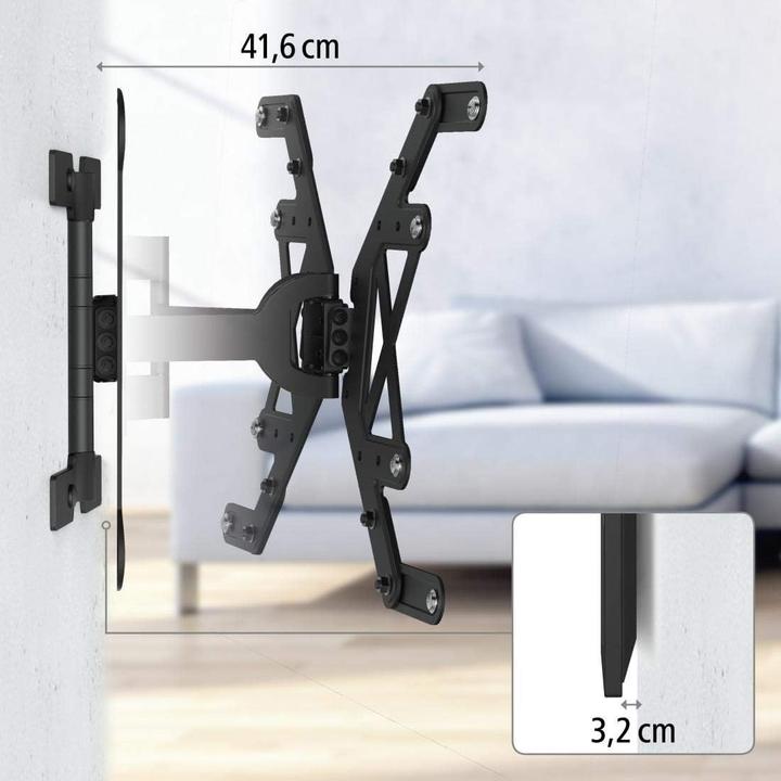 Image du produit Hama Fullmotion Ultraslim (Mur, 40 kg, 37" - 75")