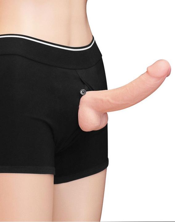 Actual product image Lovetoy Love Toy - Unisex Strap-On Shorts Size xl/xxl- Black