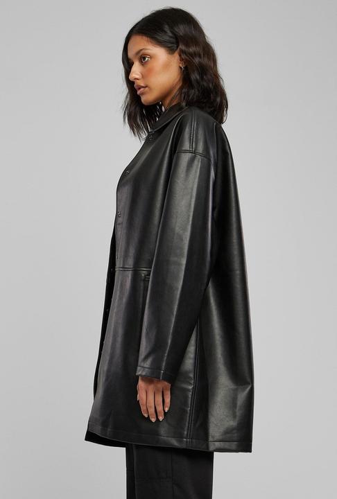 Actual product image Urban Classics Ladies Faux Leather Coat