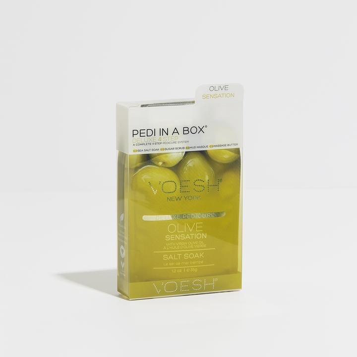 Image du produit Voesh Pedi Olive Sensation (Crème et gel pour les pieds, Bain de pieds, Masque de pied)