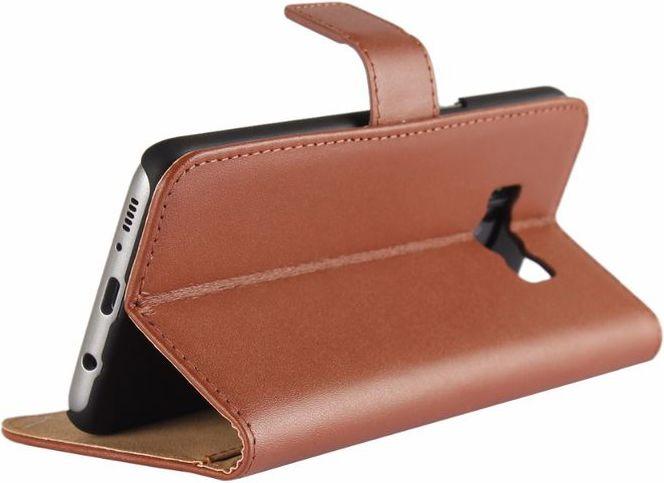 Produktbild Hermex Samsung Galaxy S8 Luxus Leder Etui Case mit Kartenfach Flip Tasche Hülle BRAUN