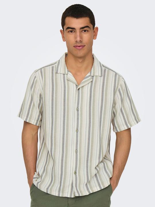 Immagine prodotto Only & Sons Onstrev Life Reg Stripe Ss Shirt Noos (XS)