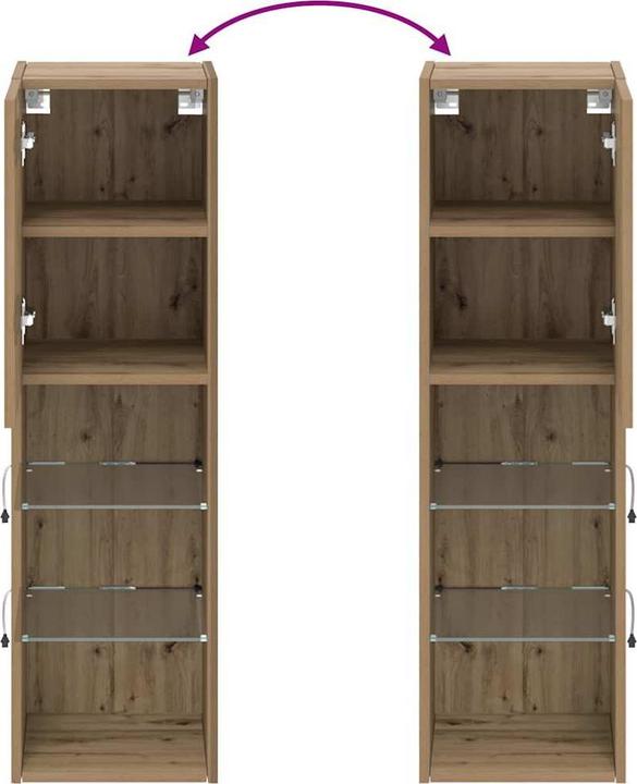 Produktbild vidaXL TV-Schrank (30.50 x 30 x 102 cm)