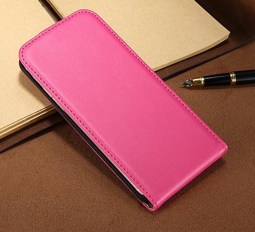 Produktbild Hermex iPhone 6S Plus / 6 Plus Leder Flip Case Cover Etui Tasche Vertikal Hülle PINK
