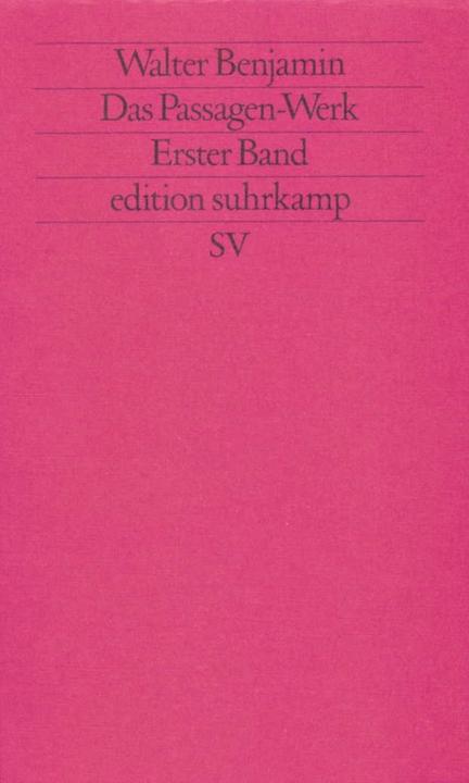 Produktbild Das Passagen-Werk 1 und 2 (Deutsch, Walter Benjamin, 1982)