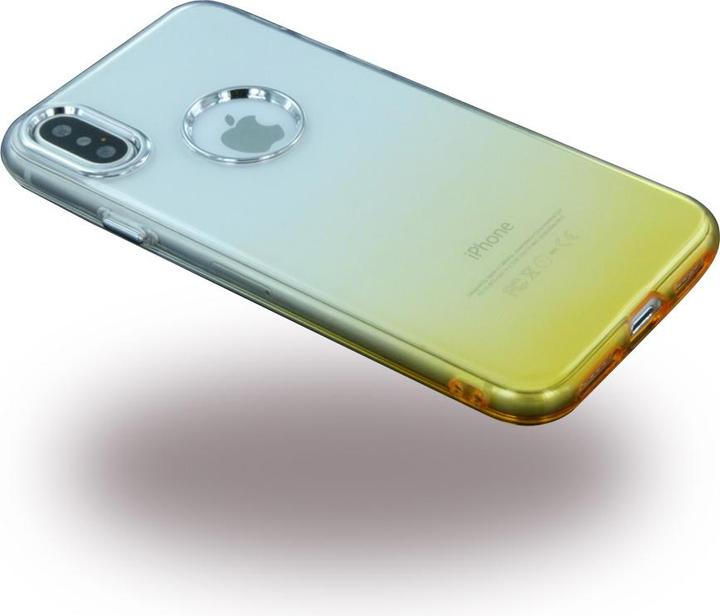 Image du produit cyoo Ruber Soft - Etui en silicone - Apple iPhone X - Or (Apple iPhone X, Apple iPhone XS)