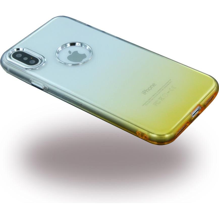 Thumbnail - cyoo Ruber Soft - Silikon Case - Apple iPhone X - Gold (Apple iPhone X), Smartphone Hülle, Gold