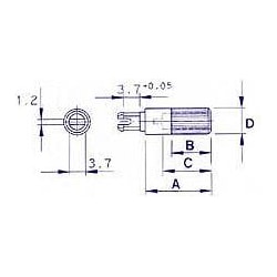 Velleman Spindle 19mm 6mm (Black), Widerstand