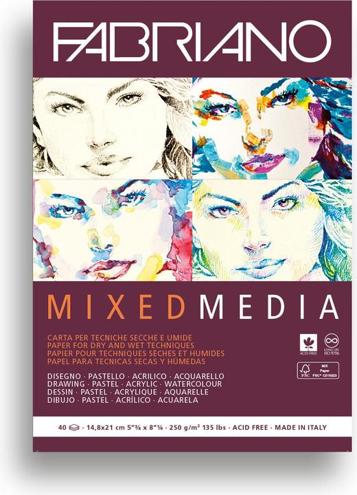 Image du produit Fabriano Malblock Mixed Media (A5)