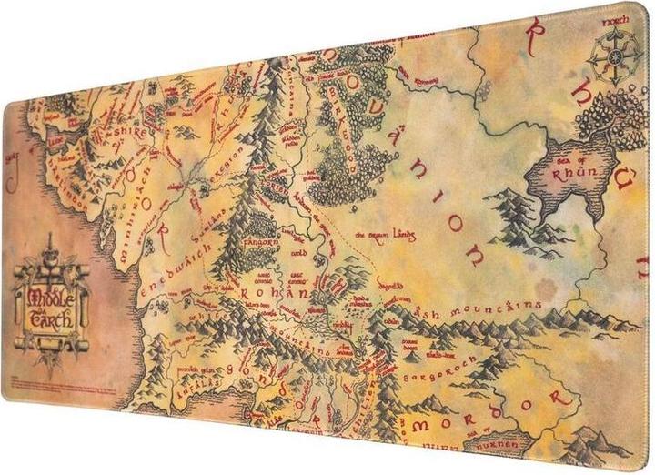 Produktbild NoName LORD OF THE RINGS - Terre du Milieu - Tapis de Bureau XL - 80x35 cm (XXL)