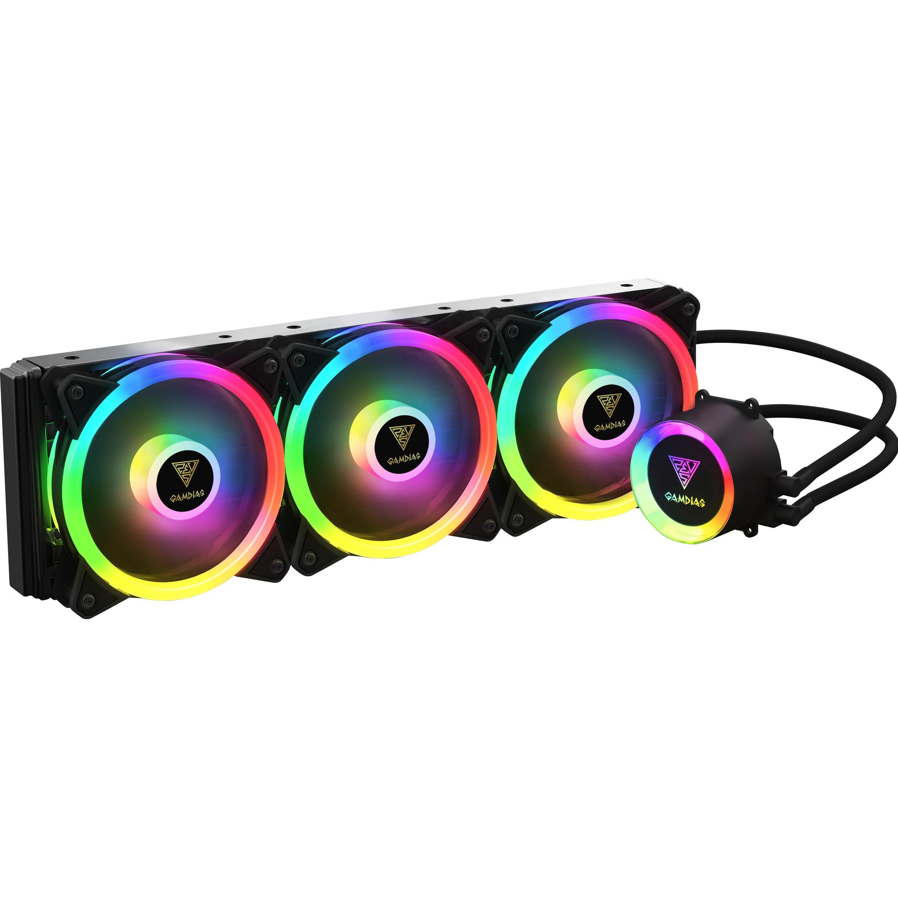Gamdias Kit Watercooling Chione P2-360R RGB (Noir) (CHIONE P2-360R)
