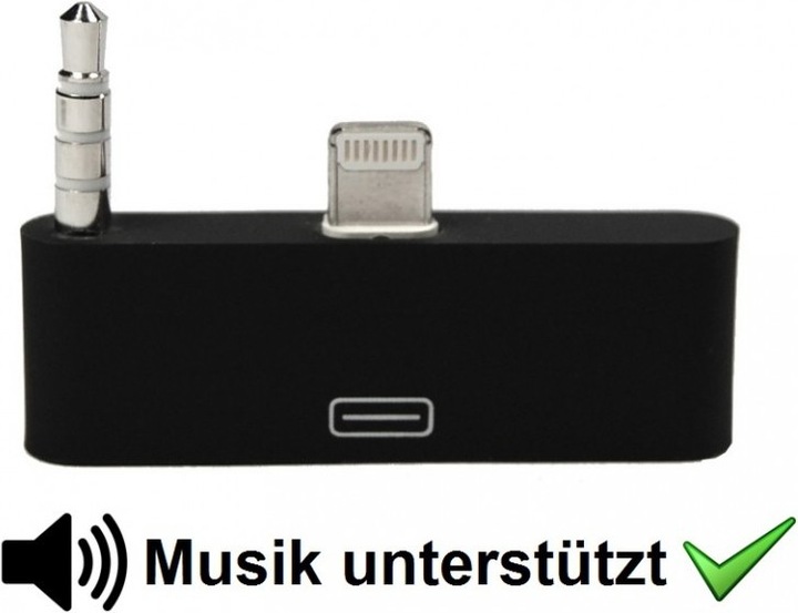 Immagine prodotto Adattatore AUDIO Lightning da 8 a 30 pin per iPhone 5 / iPod Touch 5G (Acciaio inossidabile)