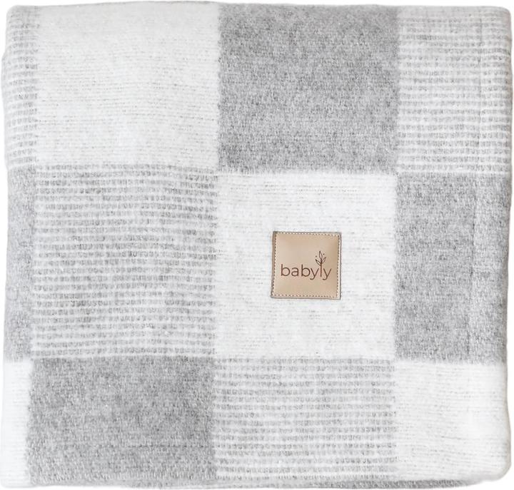 Immagine prodotto Babyly Karierte Decke aus Baumwolle (70 x 100 cm)