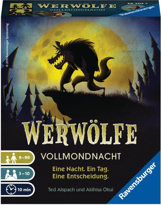 Actual product image Ravensburger Werewolves full moon night (German)