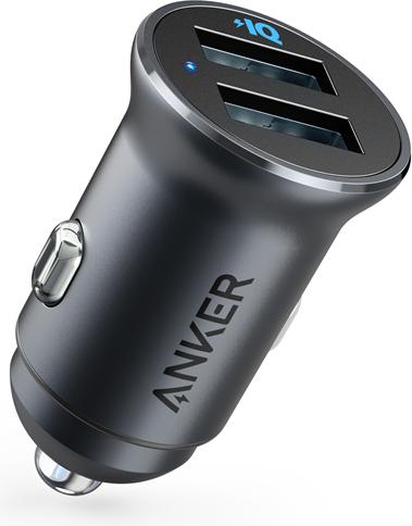 Anker 2x USB-A je 12W Cigarette Lighter USB Charger Black