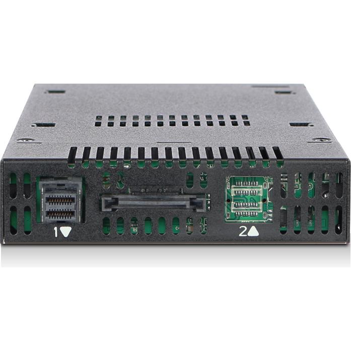 Thumbnail - Icy Dock ToughArmor MB833M2K-B - Mobiles Speicher-Rack mit Kühlkörper, SSD + Festplatte Zubehör