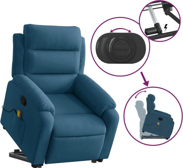 Image du produit vidaXL Massagesessel mit Aufstehhilfe