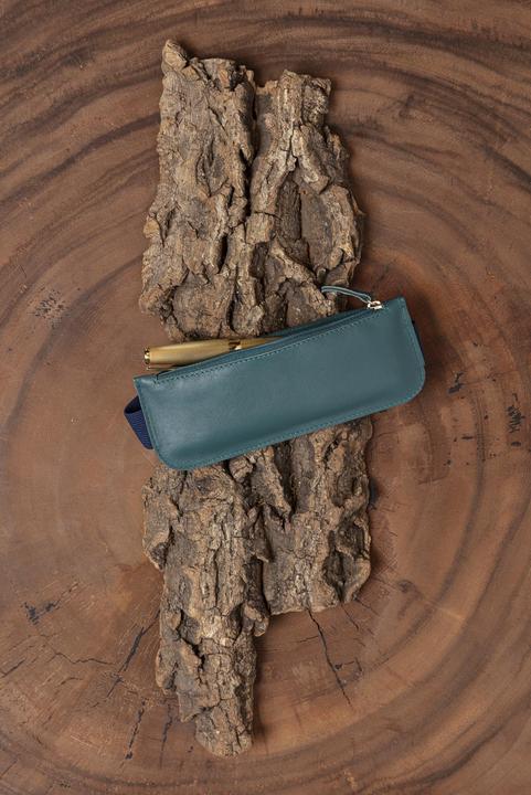 Actual product image Clairefontaine Ginkgo Schlamperm Leder