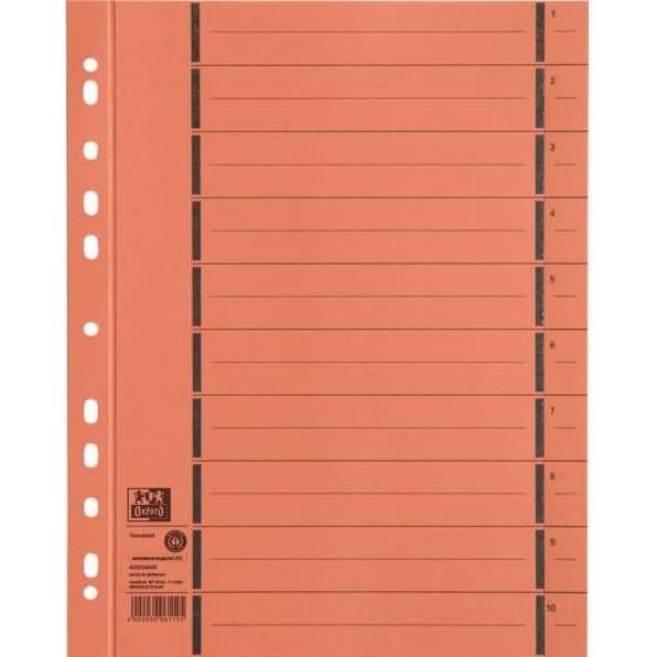 Elba, Ordner Zubehör, TRENNBLAETTER OE 100 ST (06456OG 400004669)