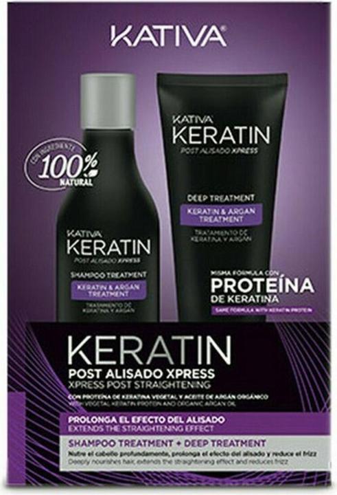 Actual product image Kativa Keratin Post Smoothing Xpress Treatment Set (Hair care set)