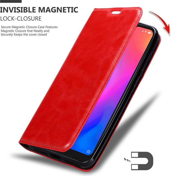 Produktbild Cadorabo Book Invisible Magnet Cover (Xiaomi Mi A2 lite, Xiaomi Redmi 6 Pro)
