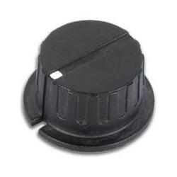 Thumbnail - Velleman Button (Black With White Point 35.7mm/6mm), Elektronikzubehör + Gehäuse, Schwarz