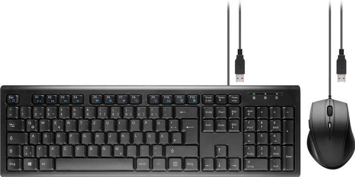 Actual product image Goobay USB keyboard and mouse set (DE, Cable)