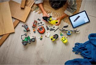 Image du produit LEGO Kombinationsset mit Flugzeug, Wartungsfahrzeug und Luftkissenboot (60505, LEGO City)