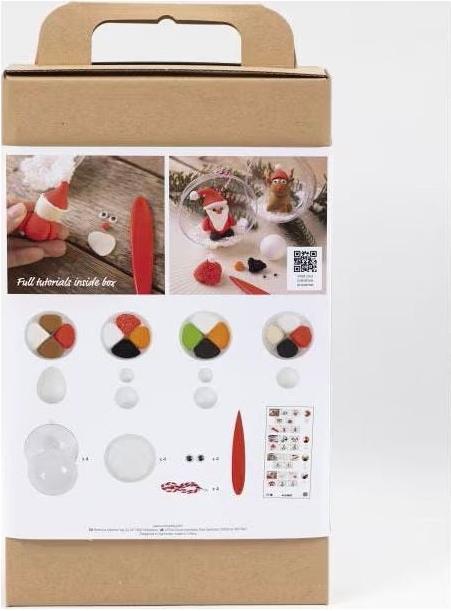 Produktbild Creativ Company Bastelset Weihnachtskugeln Modellieren